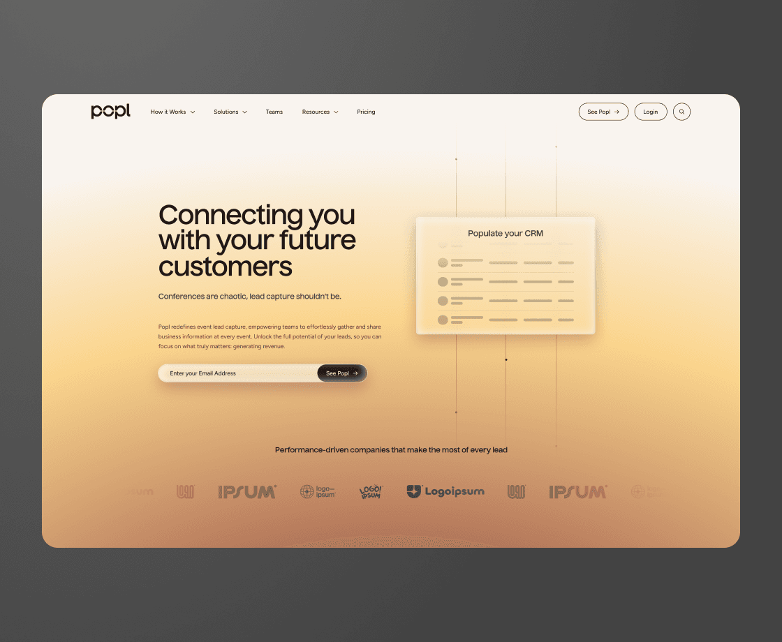 Popl: Digital Business cards