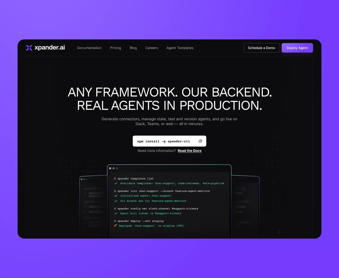Xpander: Backend for AI Agents