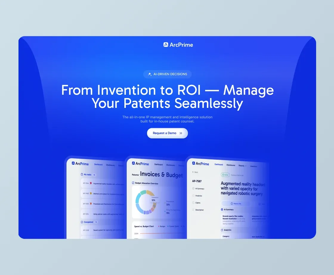 ArcPrime: AI Platform for IP